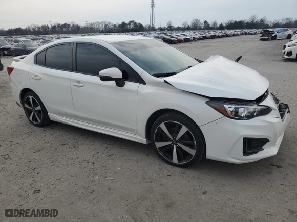 2019 Subaru Impreza Sport with VIN 4S3GKAJ69K3615388, listed as a Copart auction lot 46227915 with 53,946 mi miles and Salvage Title. Bid and sale history available at carsss.com. Image 4.