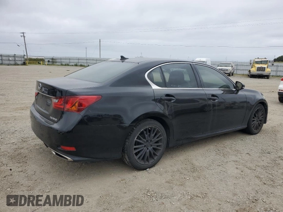 2013 Lexus GS with VIN JTHBE1BL5D5000848, listed as a Copart auction lot 54452145 with 124,299 mi miles and Salvage Title. Bid and sale history available at carsss.com. Image 3.