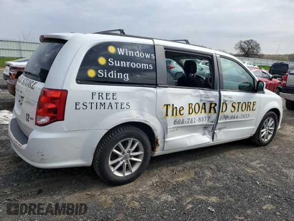 2014 Dodge Grand Caravan SXT with VIN 2C4RDGCG4ER371415, listed as a Copart auction lot 54400645 with 150,055 mi miles and Non Repairable. Bid and sale history available at DreamBid. Image 3.