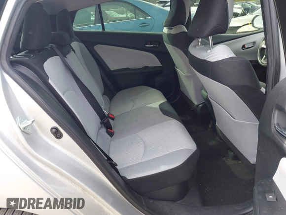 2016 Toyota Prius Two with VIN JTDKBRFUXG3023523, listed as a IAAI auction lot 41757143 with 124,144 mi miles. Bid and sale history available at carsss.com. Image 8.
