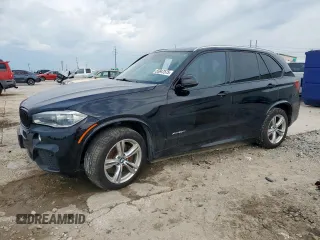 2015 BMW X5 xDrive50i with VIN 5UXKR6C55F0J74811, listed as a Copart auction lot 55847575 with 65,881 mi miles and Salvage title. Bid and sale history available at DreamBid. Image 1.