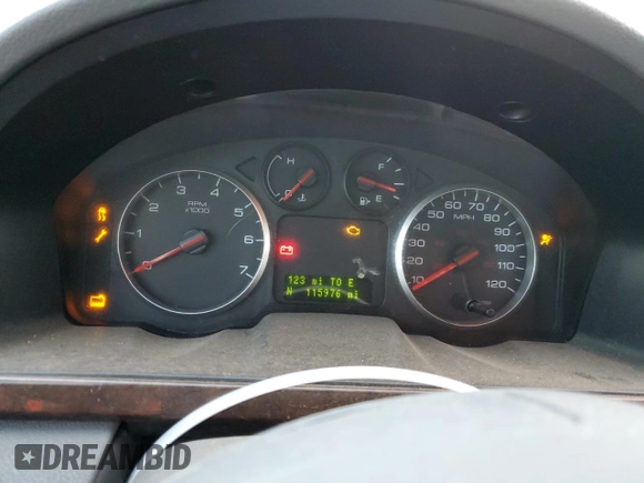 2007 Ford Five Hundred SEL with VIN 1FAHP24117G145214, listed as a Copart auction lot 76543824 with 115,976 mi miles and Salvage Title. Bid and sale history available at carsss.com. Image 9.