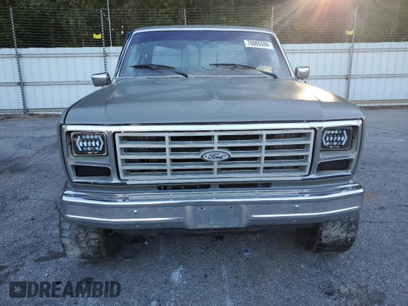 1986 Ford F-150 with VIN 1FTEX15N6GKA13863, listed as a Copart auction lot 76065584 with 203,343 mi miles and Salvage Title. Bid and sale history available at carsss.com. Image 5.