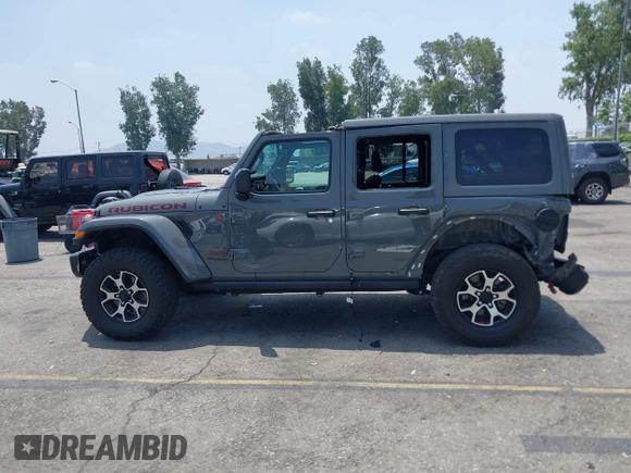 2020 Jeep Wrangler Unlimited Rubicon with VIN 1C4HJXFG3LW279636, listed as a IAAI auction lot 42430354 with 19,631 mi miles and . Bid and sale history available at DreamBid. Image 15.