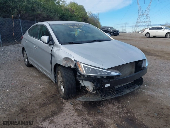 2020 Hyundai Elantra SEL with VIN 5NPD84LF7LH523895, listed as a IAAI auction lot 40605847 with 42,730 mi miles. Bid and sale history available at carsss.com. Image 6.