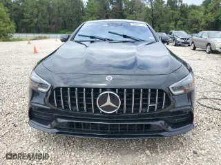 2021 Mercedes-Benz AMG GT with VIN W1K7X6BB8MA041493, listed as a Copart auction lot 69057174 with 26,573 mi miles and Salvage Title. Bid and sale history available at carsss.com. Image 5.