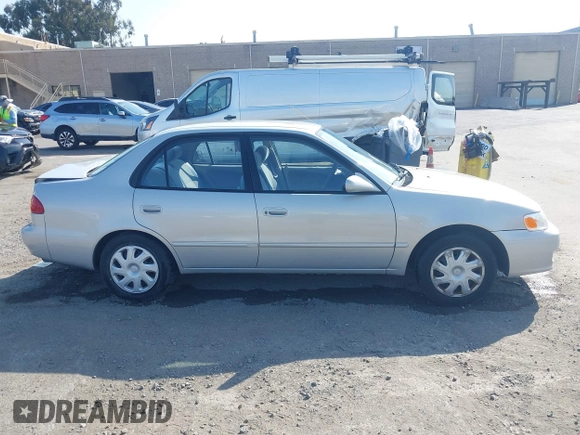 2002 Toyota Corolla CE with VIN 1NXBR12EX2Z637420, listed as a IAAI auction lot 42433300 with 98,353 mi miles and . Bid and sale history available at DreamBid. Image 13.
