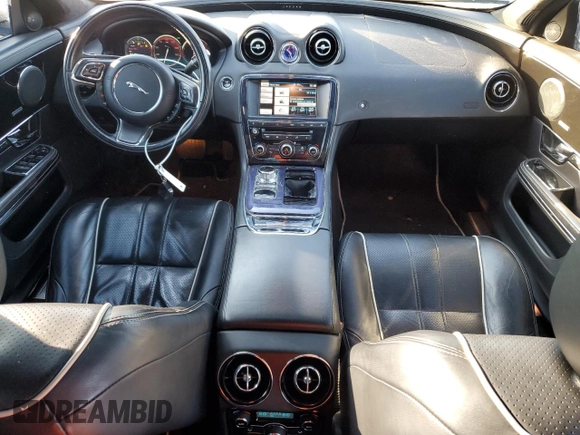 2013 Jaguar XJ Portfolio with VIN SAJWJ2GD3D8V47266, listed as a Copart auction lot 46824695 with 157,151 mi miles and Salvage title. Bid and sale history available at DreamBid. Image 8.