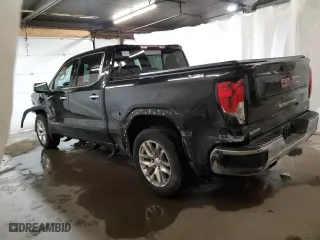 2019 GMC Sierra 1500 SLT with VIN 3GTU9DED9KG164646, listed as a Copart auction lot 47181585 with 32,276 mi miles and Salvage Title. Bid and sale history available at carsss.com. Image 2.