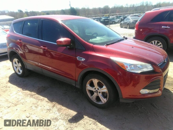 2014 Ford Escape SE with VIN 1FMCU0GX5EUA57746, listed as a IAAI auction lot 41825217 with 150,496 mi miles. Bid and sale history available at carsss.com. Image 1.