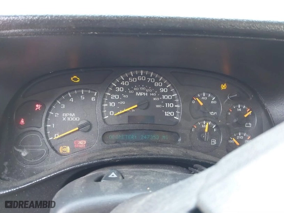 2005 Chevrolet Avalanche Z71 with VIN 3GNEK12Z35G291816, listed as a IAAI auction lot 41715344 with 247,353 mi miles. Bid and sale history available at carsss.com. Image 7.
