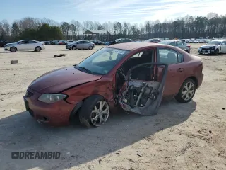 2008 Mazda 3 Man i Sport *Ltd Avail* with VIN JM1BK32F381134271, listed as a Copart auction lot 46932435 with 186,101 mi miles and Salvage Title. Bid and sale history available at carsss.com. Image 1.