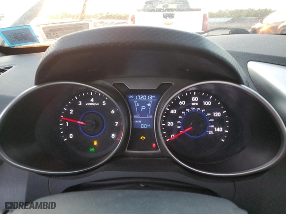 2014 Hyundai Veloster with VIN KMHTC6AD5EU192486, listed as a Copart auction lot 86204784 with 172,013 mi miles and Salvage Title. Bid and sale history available at carsss.com. Image 9.