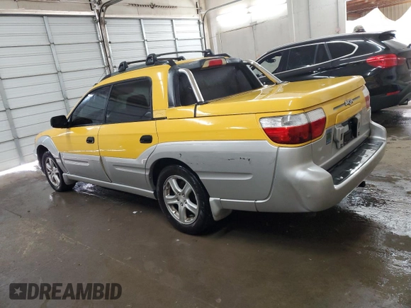 2003 Subaru Baja Special Sports с VIN 4S4BT62C136114273, выставлен на аукционе Copart как лот 69896854 с пробегом 234 737 миль миль и Списание • Salvage title. История ставок и продаж доступна на DreamBid. Изображение 2.