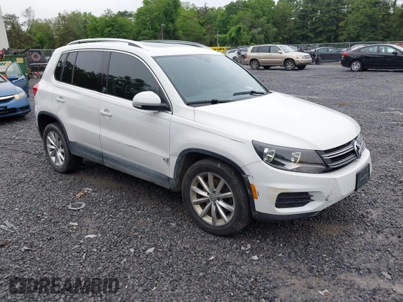 2017 Volkswagen Tiguan Wolfsburg Edition with VIN WVGRV7AX9HK002659, listed as a IAAI auction lot 42482438 with 88,841 mi miles and . Bid and sale history available at DreamBid. Image 1.