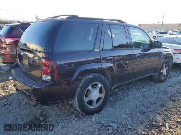 2008 Chevrolet TrailBlazer 1LT with VIN 1GNDT13S282213101, listed as a Copart auction lot 83969364 with 122,477 mi miles and Salvage Title. Bid and sale history available at DreamBid. Image 3.