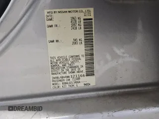 2022 Nissan Altima S with VIN 1N4BL4BV4NN321166, listed as a Copart auction lot 57902915 with 98,817 mi miles and Clean title. Bid and sale history available at DreamBid. Image 12.
