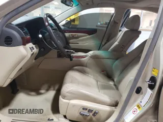 2007 Lexus LS 460 with VIN JTHBL46F175040148, listed as a Copart auction lot 50335035 with 181,107 mi miles and Salvage Title. Bid and sale history available at DreamBid. Image 7.