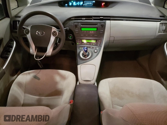 2011 Toyota Prius I with VIN JTDKN3DU9B1474504, listed as a Copart auction lot 53330175 with 81,294 mi miles and Salvage Title. Bid and sale history available at DreamBid. Image 8.