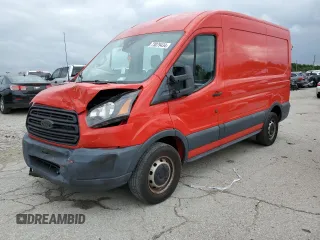 2017 Ford Transit with VIN 1FTYR1CM8HKA44390, listed as a Copart auction lot 73079434 with Not Provided miles and Salvage Title. Bid and sale history available at DreamBid. Image 1.