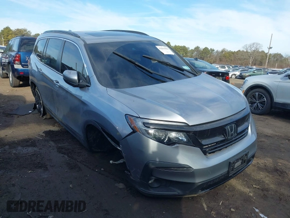 2022 Honda Pilot Special Edition with VIN 5FNYF6H24NB062410, listed as a IAAI auction lot 41631993 with 26,872 mi miles. Bid and sale history available at carsss.com. Image 1.