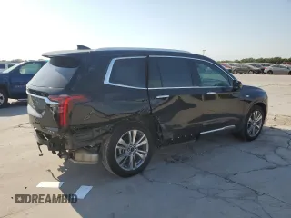 2024 Cadillac XT6 FWD Premium Luxury with VIN 1GYKPCRS7RZ710803, listed as a Copart auction lot 75160764 with 10,409 mi miles and Salvage Title. Bid and sale history available at carsss.com. Image 3.