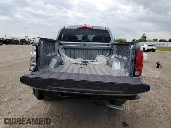 2024 Chevrolet Colorado 2WD Work Truck with VIN 1GCGSBEC7R1313626, listed as a Copart auction lot 55701175 with Not provided miles and Salvage title. Bid and sale history available at DreamBid. Image 6.