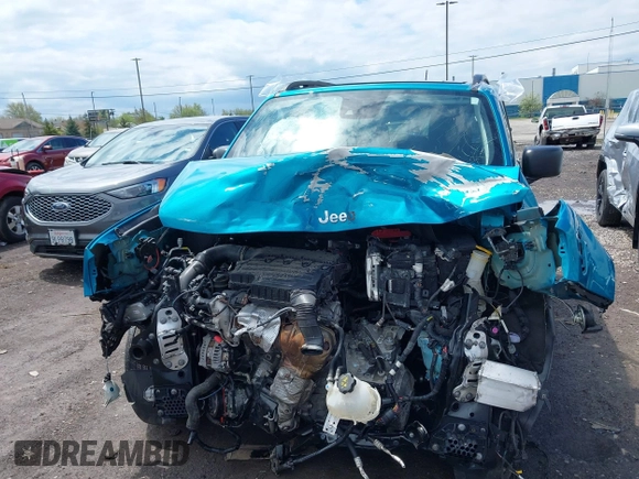 2022 Jeep Renegade Latitude with VIN ZACNJDB1XNPN66679, listed as a IAAI auction lot 42195768 with 31,272 mi miles and . Bid and sale history available at DreamBid. Image 11.