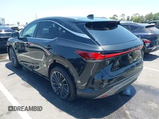 2025 Lexus RX 350 with VIN 2T2BAMBAXSC058589, listed as a IAAI auction lot 42620541 with 2,262 mi miles and . Bid and sale history available at DreamBid. Image 3.