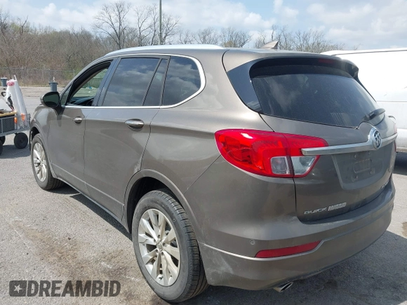 2017 Buick Envision Essence with VIN LRBFXDSA4HD237659, listed as a IAAI auction lot 41782764 with 118,555 mi miles and . Bid and sale history available at carsss.com. Image 3.