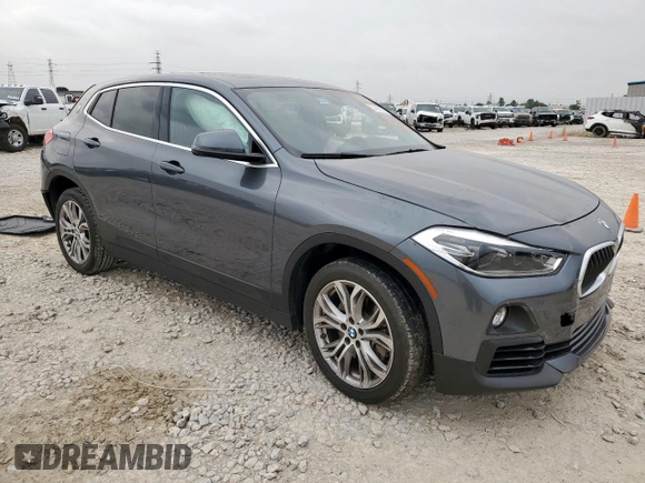 2018 BMW X2 sDrive28i with VIN WBXYJ3C38JEJ91570, listed as a Copart auction lot 57483525 with 40,790 mi miles and Salvage title. Bid and sale history available at DreamBid. Image 4.