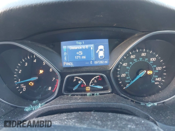2013 Ford Focus SE with VIN 1FADP3F21DL312717, listed as a IAAI auction lot 41406230 with 97,282 mi miles. Bid and sale history available at carsss.com. Image 16.