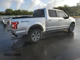 2018 Ford F-150 XL with VIN 1FTEW1EP4JFD83780, listed as a Copart auction lot 51045205 with 81,419 mi miles and Salvage Title. Bid and sale history available at carsss.com. Image 3.