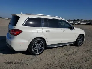 2017 Mercedes-Benz GLS 550 with VIN 4JGDF7DE9HA843999, listed as a Copart auction lot 72162744 with 129,842 mi miles and Clean Title. Bid and sale history available at DreamBid. Image 3.