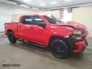 2021 Chevrolet Silverado 1500 Custom with VIN 1GCPYBEK1MZ343558, listed as a Copart auction lot 46449465 with 71,078 mi miles and Non Repairable. Bid and sale history available at carsss.com. Image 4.