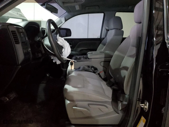 2018 Chevrolet Silverado 1500 Custom with VIN 3GCUKPEC7JG455805, listed as a Copart auction lot 49181335 with 0 mi miles and Salvage Title. Bid and sale history available at carsss.com. Image 7.