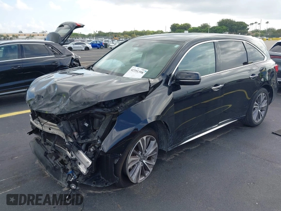 2018 Acura MDX Technology with VIN 5J8YD4H73JL017988, listed as a IAAI auction lot 42351398 with 102,733 mi miles and . Bid and sale history available at DreamBid. Image 2.