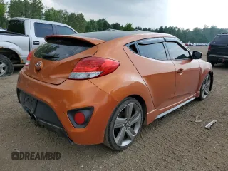 2013 Hyundai Veloster Turbo with VIN KMHTC6AE2DU131877, listed as a Copart auction lot 60256085 with 228,298 mi miles and Clean title. Bid and sale history available at DreamBid. Image 3.