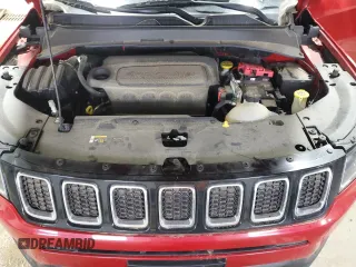 2021 Jeep Compass Limited with VIN 3C4NJDCB9MT599965, listed as a Copart auction lot 49705175 with 65,182 mi miles and Salvage Title. Bid and sale history available at carsss.com. Image 12.