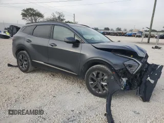 2023 Kia Sportage Hybrid SX-Prestige with VIN KNDPXCAG2P7047281, listed as a Copart auction lot 82480113 with 15,793 mi miles and Non Repairable. Bid and sale history available at carsss.com. Image 4.