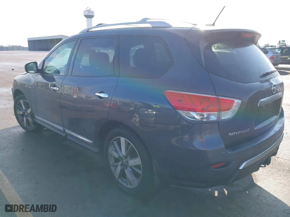 2014 Nissan Pathfinder S with VIN 5N1AR2MM9EC712348, listed as a IAAI auction lot 41481187 with 150,360 mi miles. Bid and sale history available at carsss.com. Image 3.