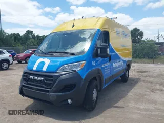 2023 Ram ProMaster Cargo with VIN 3C6LRVBG8PE548461, listed as a IAAI auction lot 42176460 with 32,791 mi miles. Bid and sale history available at carsss.com. Image 17.