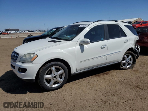 2008 Mercedes-Benz M 350 with VIN 4JGBB86E08A392001, listed as a Copart auction lot 52546525 with 159,267 mi miles and Salvage Title. Bid and sale history available at DreamBid. Image 1.