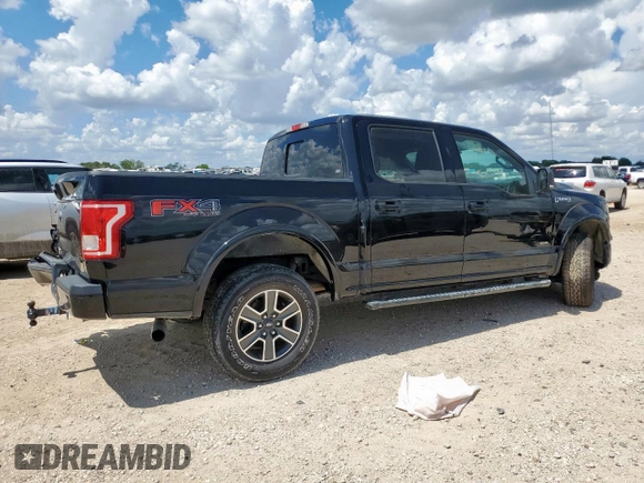 2016 Ford F-150 XLT with VIN 1FTEW1EP4GKF64457, listed as a Copart auction lot 62385065 with 95,770 mi miles and Salvage title. Bid and sale history available at DreamBid. Image 3.