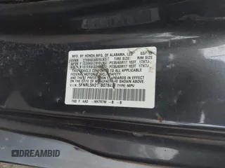 2015 Honda Odyssey LX z VIN 5FNRL5H21FB078427, wystawiony jako IAAI lot #42000305 z przebiegiem Nie podano mil oraz . Historia ofert i sprzedaży dostępna na DreamBid. Obrazek 9.