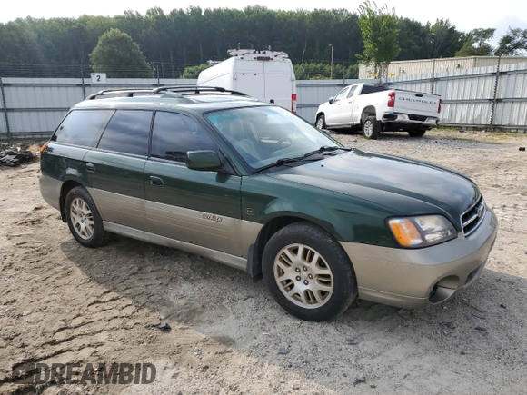 2001 Subaru Legacy Outback L.L. Bean with VIN 4S3BH806717639585, listed as a Copart auction lot 63498725 with 184,907 mi miles and Salvage title. Bid and sale history available at DreamBid. Image 4.