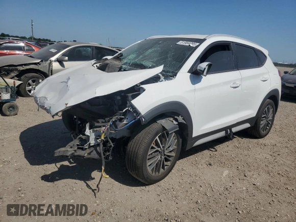 2019 Hyundai Tucson SEL with VIN KM8J33AL3KU895562, listed as a Copart auction lot 51984095 with Not provided miles and Salvage title. Bid and sale history available at DreamBid. Image 1.