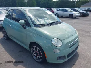 2012 FIAT 500 Sport z VIN 3C3CFFBRXCT115808, wystawiony jako IAAI lot #42277722 z przebiegiem 172 538 mil mil oraz . Historia ofert i sprzedaży dostępna na DreamBid. Obrazek 1.