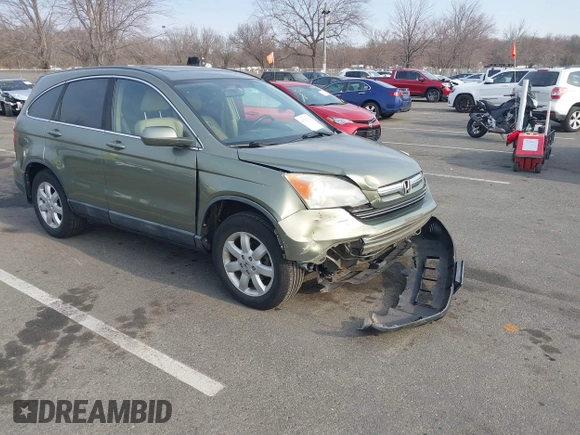 2008 Honda CR-V EX-L with VIN 5J6RE48768L043439, listed as a IAAI auction lot 41783741 with 158,715 mi miles. Bid and sale history available at carsss.com. Image 1.