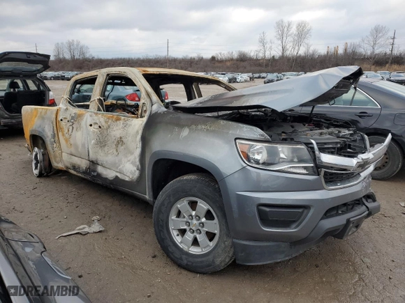 2020 Chevrolet Colorado 4WD Work Truck with VIN 1GCGTBEN4L1113616, listed as a Copart auction lot 86567804 with 0 mi miles and Salvage Title. Bid and sale history available at carsss.com. Image 4.